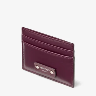Portcard din piele Umika Garnet