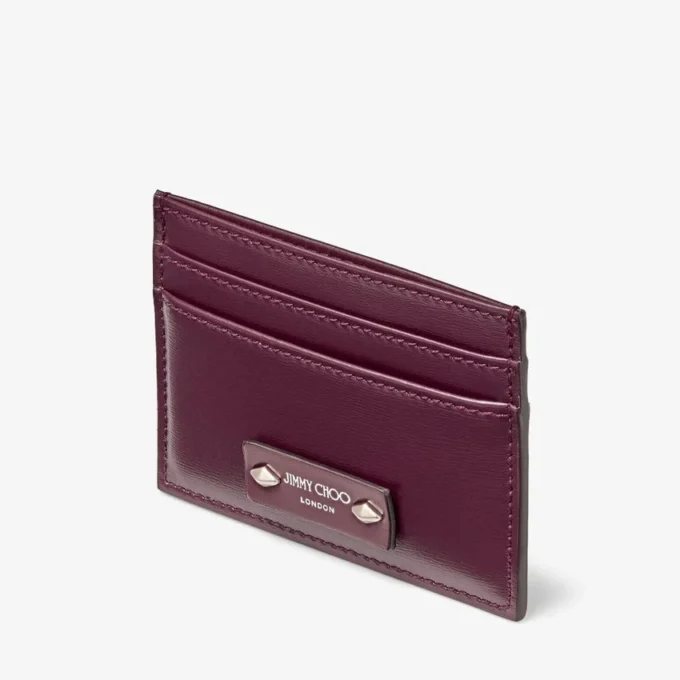 Portcard din piele Umika Garnet