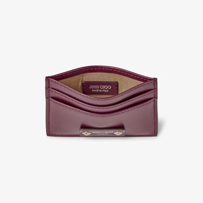 Portcard din piele Umika Garnet