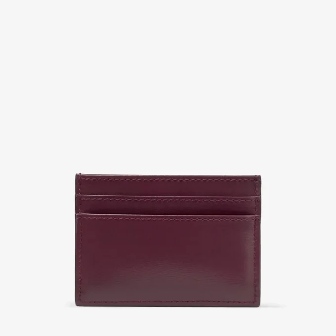 Portcard din piele Umika Garnet