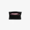 Portcard moale cu lanț Portcard din satin negru cu fundă cu cristale Portcard moale cu lanț Portcard din satin negru cu fundă cu cristale
