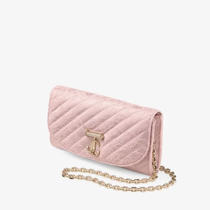 Portofel Curve cu lanț Portofel matlasat jimmy choo Lace cu lanț și bară Jc cu cristale Portofel Curve cu lanț Portofel matlasat jimmy choo Lace cu lanț și bară Jc cu cristale