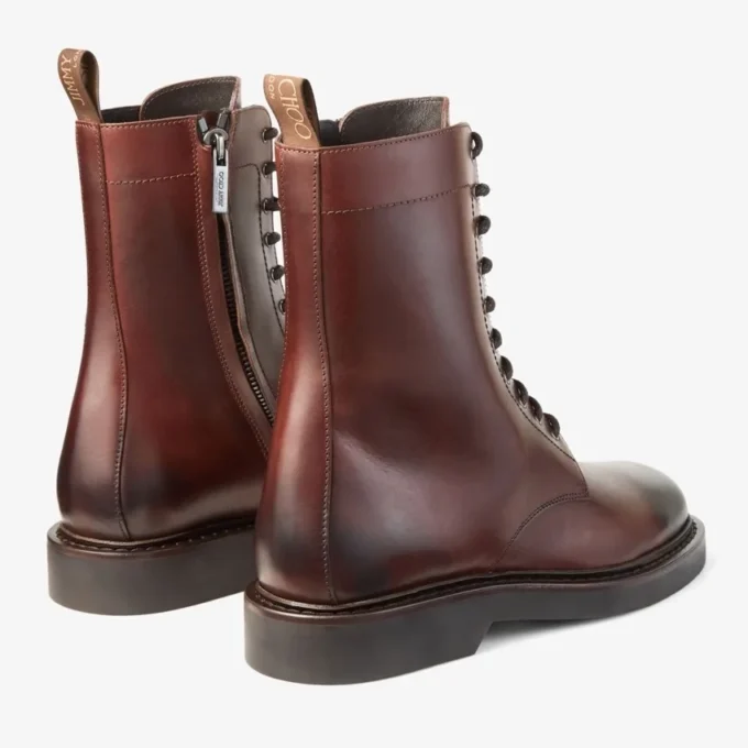 Rowan Derby Boot Ghete din piele de vițel cerată, culoare castan Rowan Derby Boot Ghete din piele de vițel cerată, culoare castan