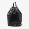 Rucsac Jimmy Choo Noir Kei Ninomiya Rucsac din piele Nappa neagră cu ornamente metalice în formă de stele