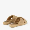 Sandale Aciel Sandal Flat din țesătură aurie Sandale Aciel Sandal Flat din țesătură aurie