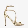 Sandale Azia 110 din piele Liquid Metal aurie Sandale Azia 110 din piele Liquid Metal aurie