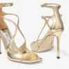 Sandale Azia 110 din piele Liquid Metal aurie Sandale Azia 110 din piele Liquid Metal aurie
