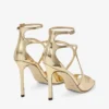 Sandale Azia 110 din piele Liquid Metal aurie Sandale Azia 110 din piele Liquid Metal aurie
