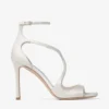 Sandale Azia 95 din satin ivoriu Sandale Azia 95 din satin ivoriu