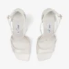 Sandale Azia 95 din satin ivoriu Sandale Azia 95 din satin ivoriu