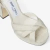 Sandale cu platformă Kove 120 din rafie fină naturală Sandale cu platformă Kove 120 din rafie fină naturală