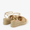 Sandale cu toc înalt Aella 60 Gold Raffia Sandale cu toc înalt Aella 60 Gold Raffia