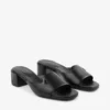 Sandale Dina 45 din piele neagră