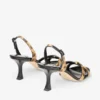 Sandale Elsy 70 din piele de ponei cu imprimeu leopard natural