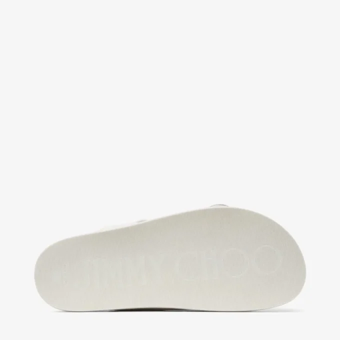 Sandale Fayence din piele Latte, fără toc, cu ornamente din perle Sandale Fayence din piele Latte, fără toc, cu ornamente din perle