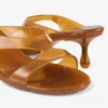 Sandale Jelly Drop 50 din jelly de culoare chihlimbar Sandale Jelly Drop 50 din jelly de culoare chihlimbar