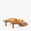 Sandale Jelly Drop 50 din jelly de culoare chihlimbar Sandale Jelly Drop 50 din jelly de culoare chihlimbar