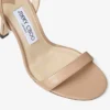 Sandale Jenn 100 din piele nappa de culoare chai