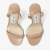 Sandale Jenn 100 din piele nappa de culoare chai