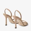 Sandale Jenn 100 din piele nappa de culoare chai