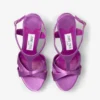 Sandale Kesia 120 din satin violet orhidee