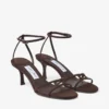 Sandale Leo 65 din piele de căprioară ciocolatie Sandale Leo 65 din piele de căprioară ciocolatie