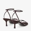 Sandale Leo 65 din piele de căprioară ciocolatie Sandale Leo 65 din piele de căprioară ciocolatie