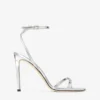 Sandale Metz 100 din piele Liquid Metal argintie Sandale Metz 100 din piele Liquid Metal argintie