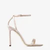 Sandale Minny 110 Rosa din satin