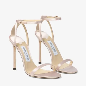 Sandale Minny 110 Rosa din satin