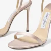 Sandale Minny 110 Rosa din satin