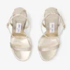 Sandale Moza Platform 120 din țesătură Platinum Brilliance