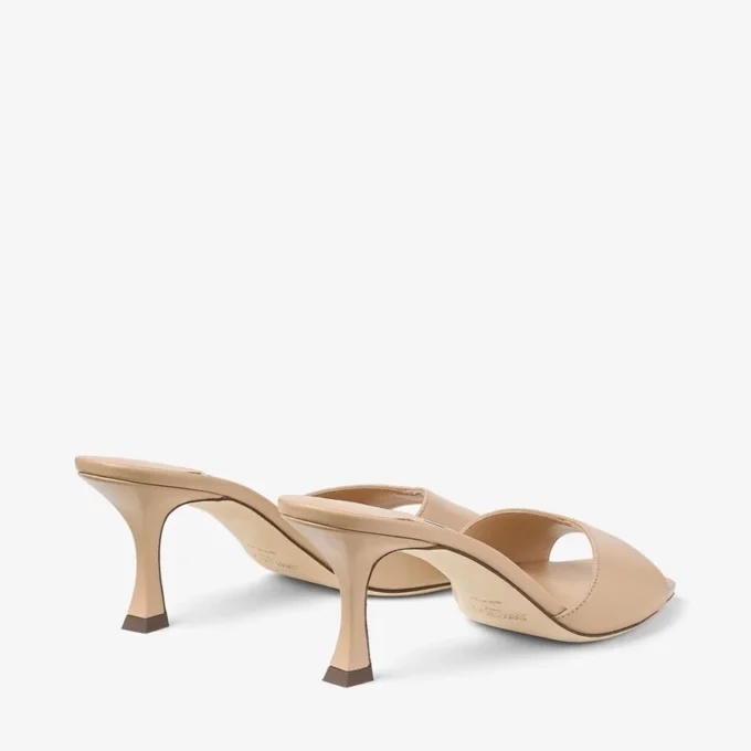 Sandale mule Skye 70 din piele de vițel Chai Sandale mule Skye 70 din piele de vițel Chai