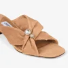 Sandale Rafi 45 din piele de căprioară de culoare caramel Sandale Rafi 45 din piele de căprioară de culoare caramel