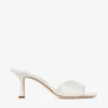Sandale Skye 70 din satin de culoare ivoriu Sandale Skye 70 din satin de culoare ivoriu
