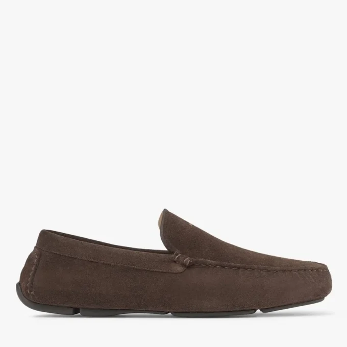 Stanly Driver Mocha Pantofi din piele de căprioară inversată