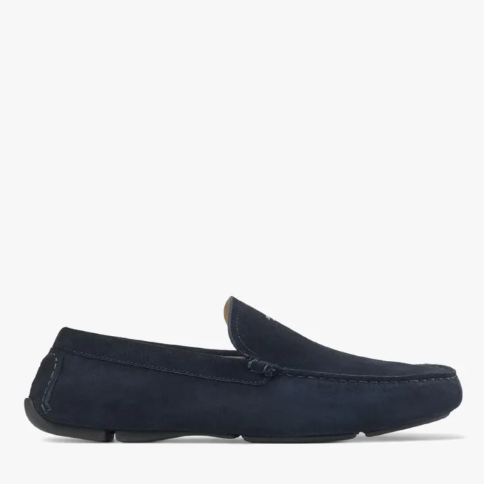 Stanly Driver Pantofi din piele de vițel întoarsă, culoare bleumarin Stanly Driver Pantofi din piele de vițel întoarsă, culoare bleumarin
