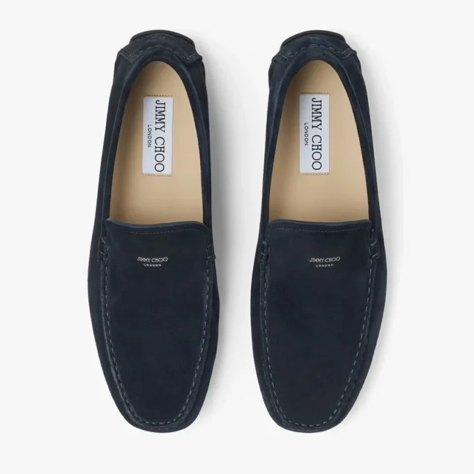 Stanly Driver Pantofi din piele de vițel întoarsă, culoare bleumarin Stanly Driver Pantofi din piele de vițel întoarsă, culoare bleumarin