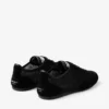 Sunny F Mix de piele neagră și adidași joși cu șireturi jimmy choo