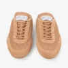 Sunny Mule F Mix de piele Toffee și pantofi sport cu talpă joasă din plasă Diamond