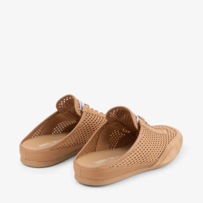 Sunny Mule F Mix de piele Toffee și pantofi sport cu talpă joasă din plasă Diamond
