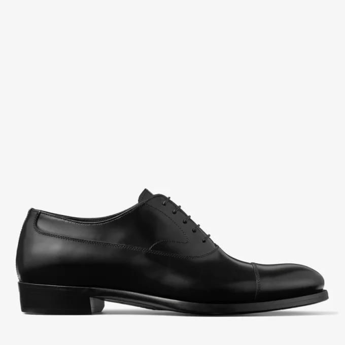 Vine Lace Up Încălțăminte cu șireturi din piele de vițel netedă neagră Vine Lace Up Încălțăminte cu șireturi din piele de vițel netedă neagră